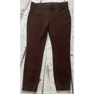 One5One Chocolate Brown Original Premier Pointe Skinny Ankle Leggings